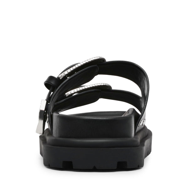 OUTCAST BLACK ACTION LEATHER SANDALS