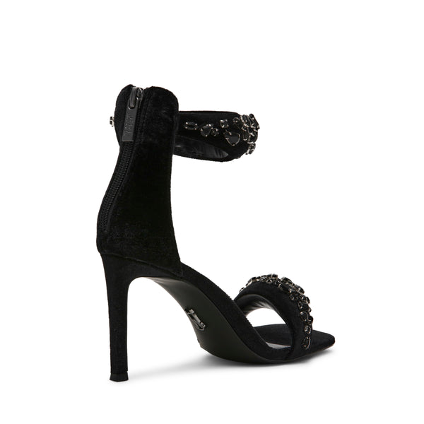 PARTAY-S BLACK VELVET HEELS