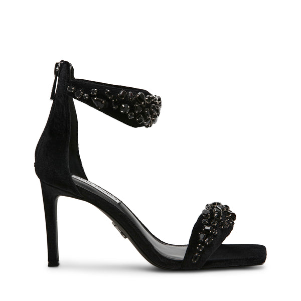 PARTAY-S BLACK VELVET HEELS