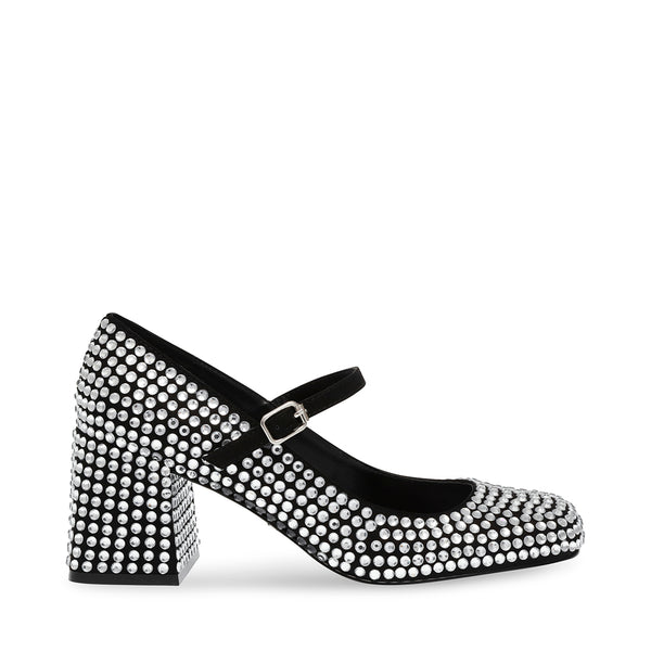 PEP TALK-R RHINESTONE HEELS