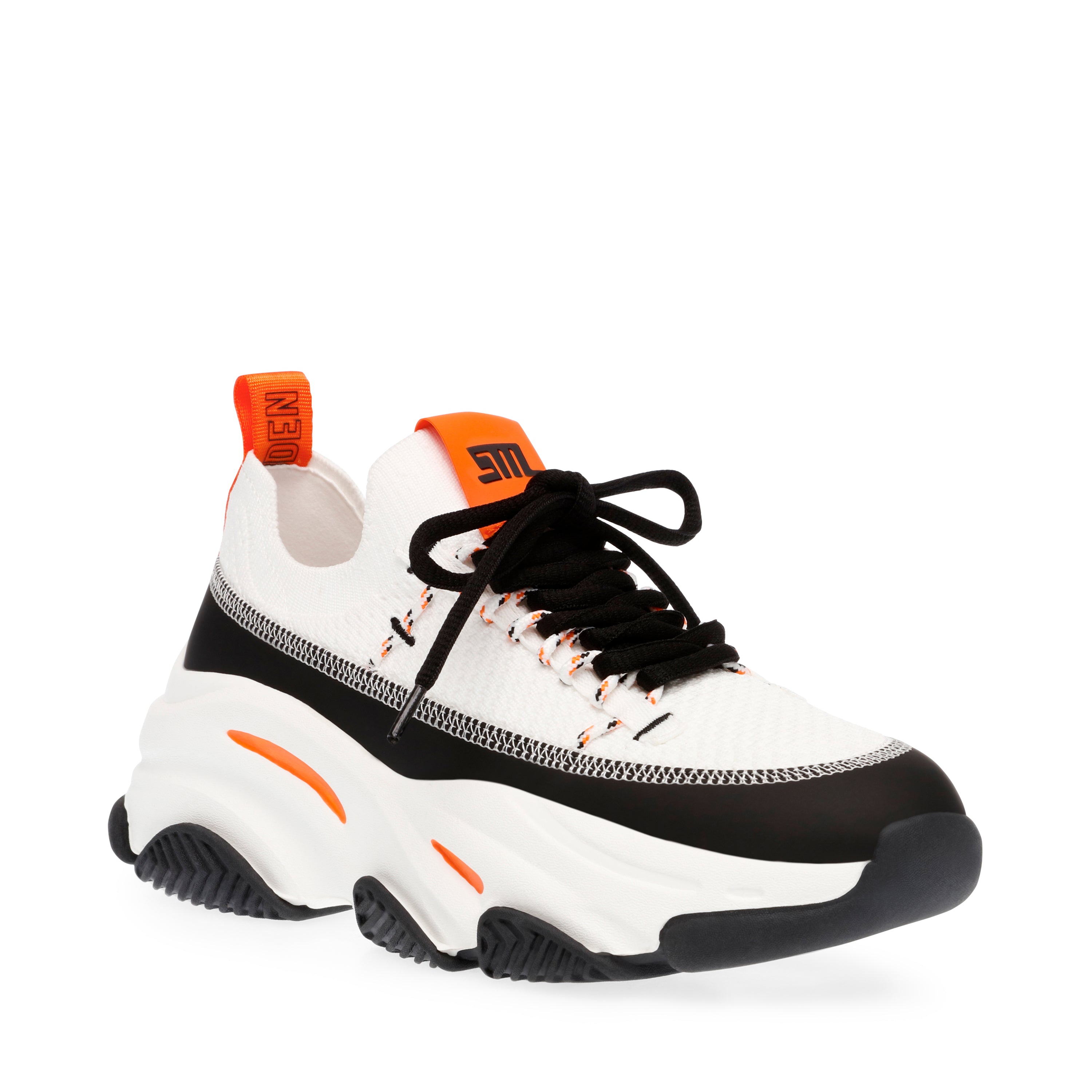 PLAYMAKER WHITE/ORANGE SNEAKERS- Hover Image