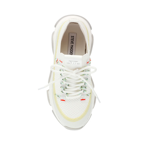 PLAYMAKER WHITE/YELLOW SNEAKERS