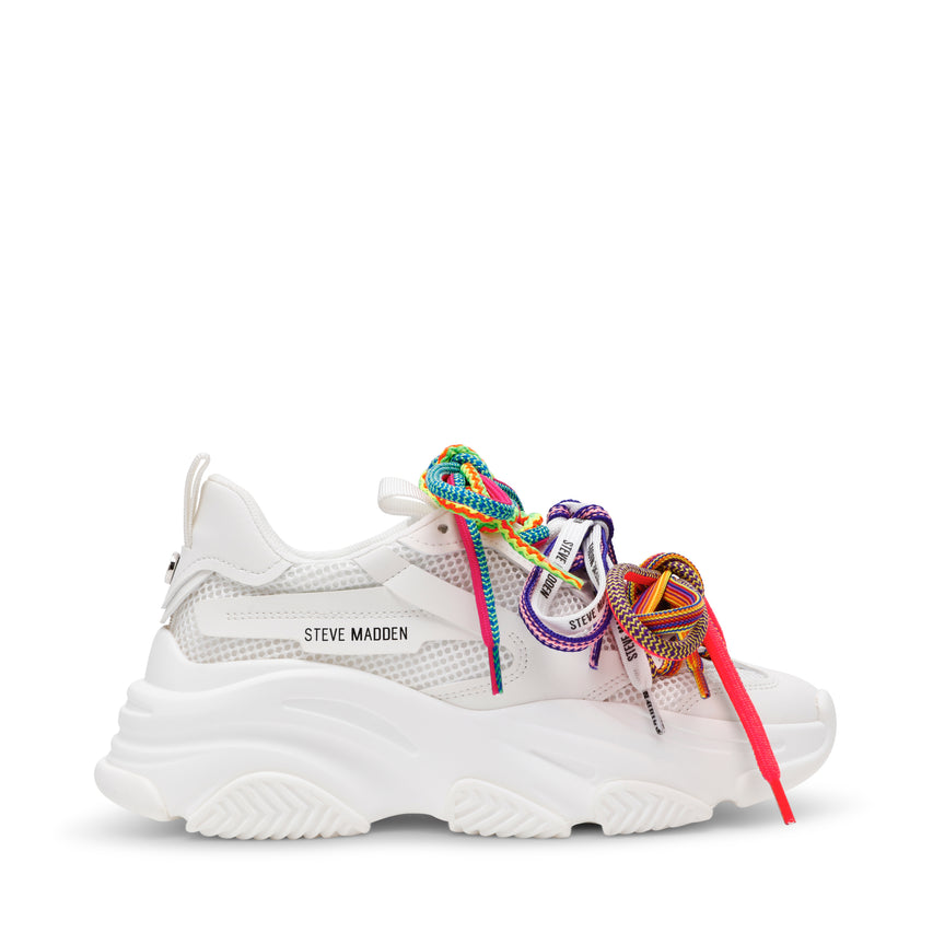 PRYCE-SML WHITE MULTI SNEAKERS