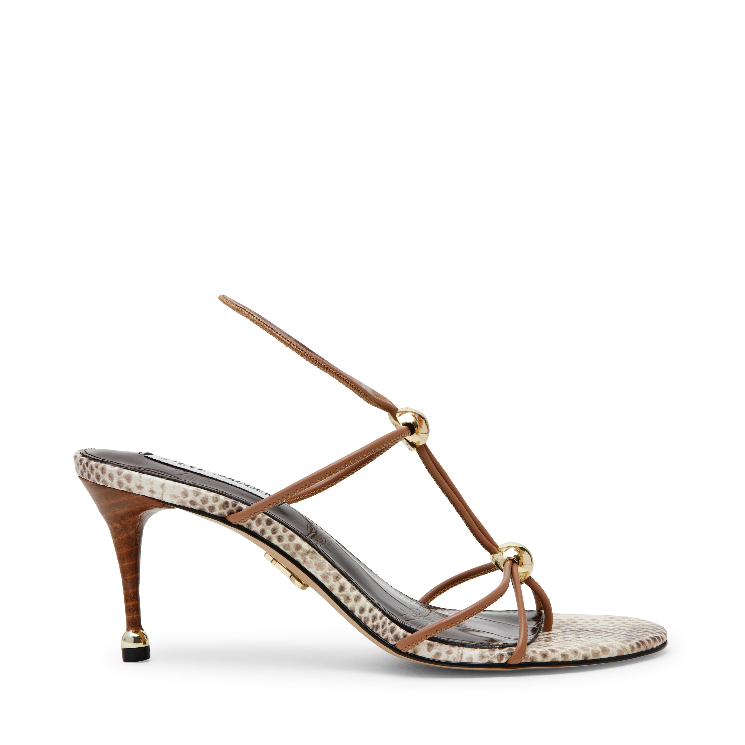 RAMOS NATURAL SNAKE HEELS