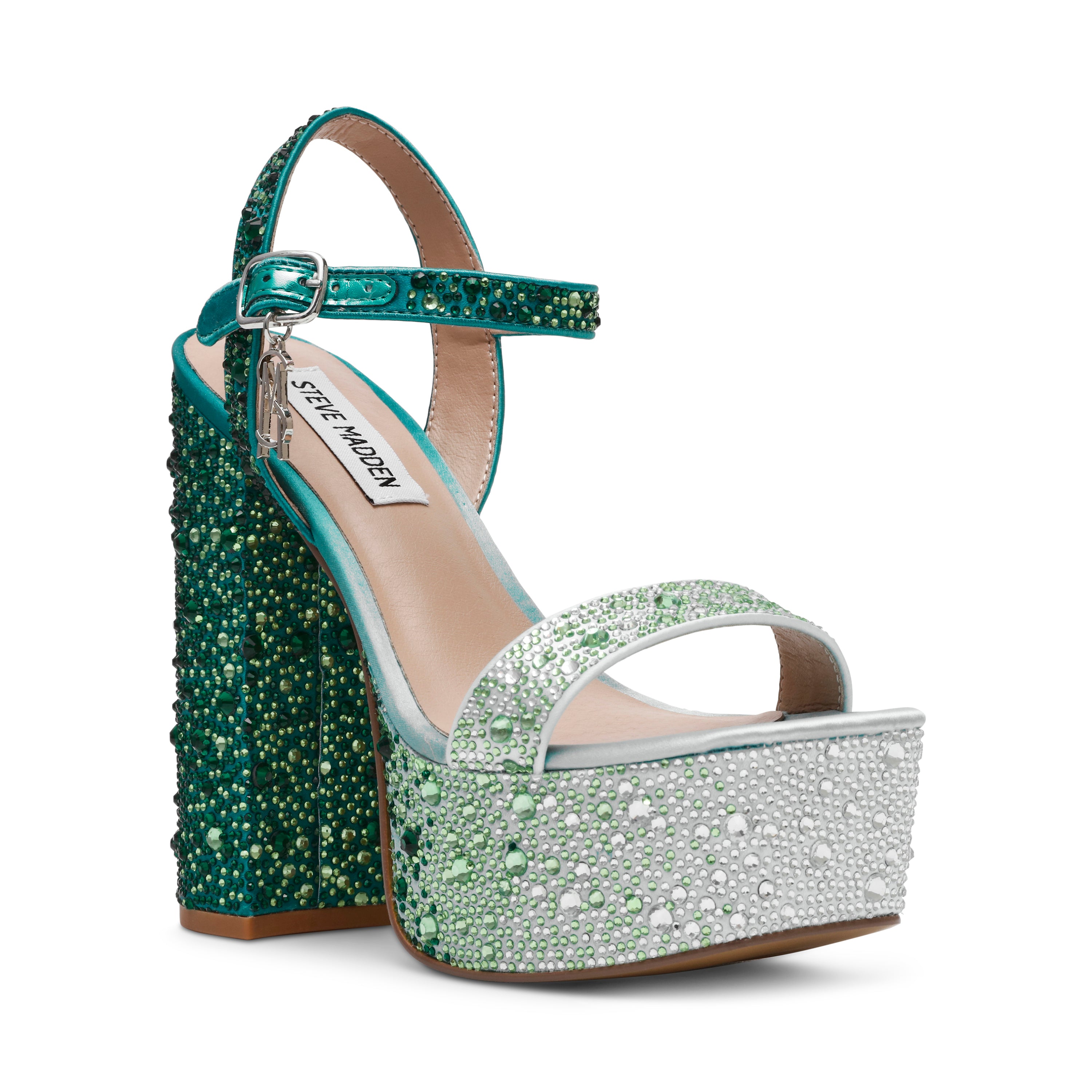 RETROFIT TEAL MULTI HEELS- Hover Image