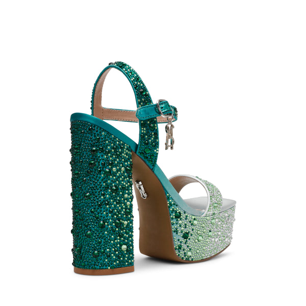 RETROFIT TEAL MULTI HEELS