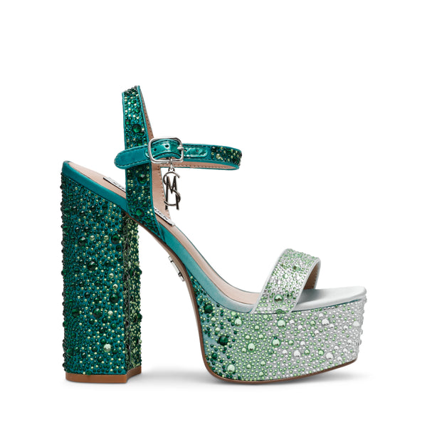 RETROFIT TEAL MULTI HEELS