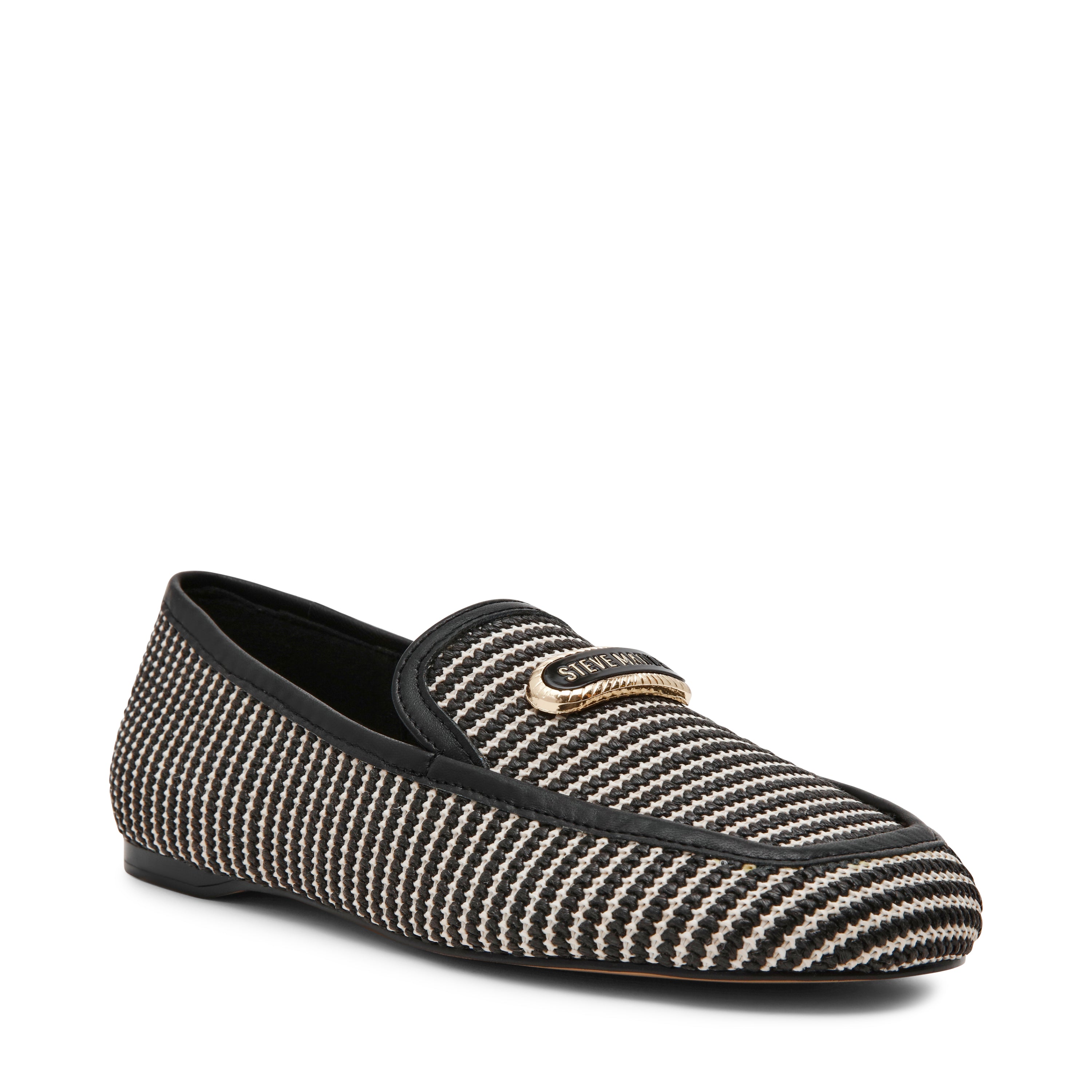 RIDGEVIEW BLACK RAFFIA LOAFERS - view 2