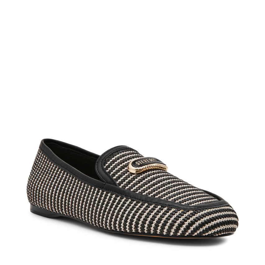 RIDGEVIEW BLACK RAFFIA LOAFERS - view 2