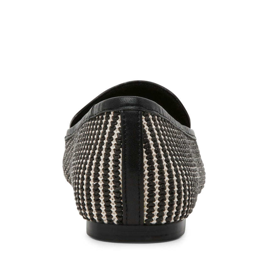 RIDGEVIEW BLACK RAFFIA LOAFERS - view 4