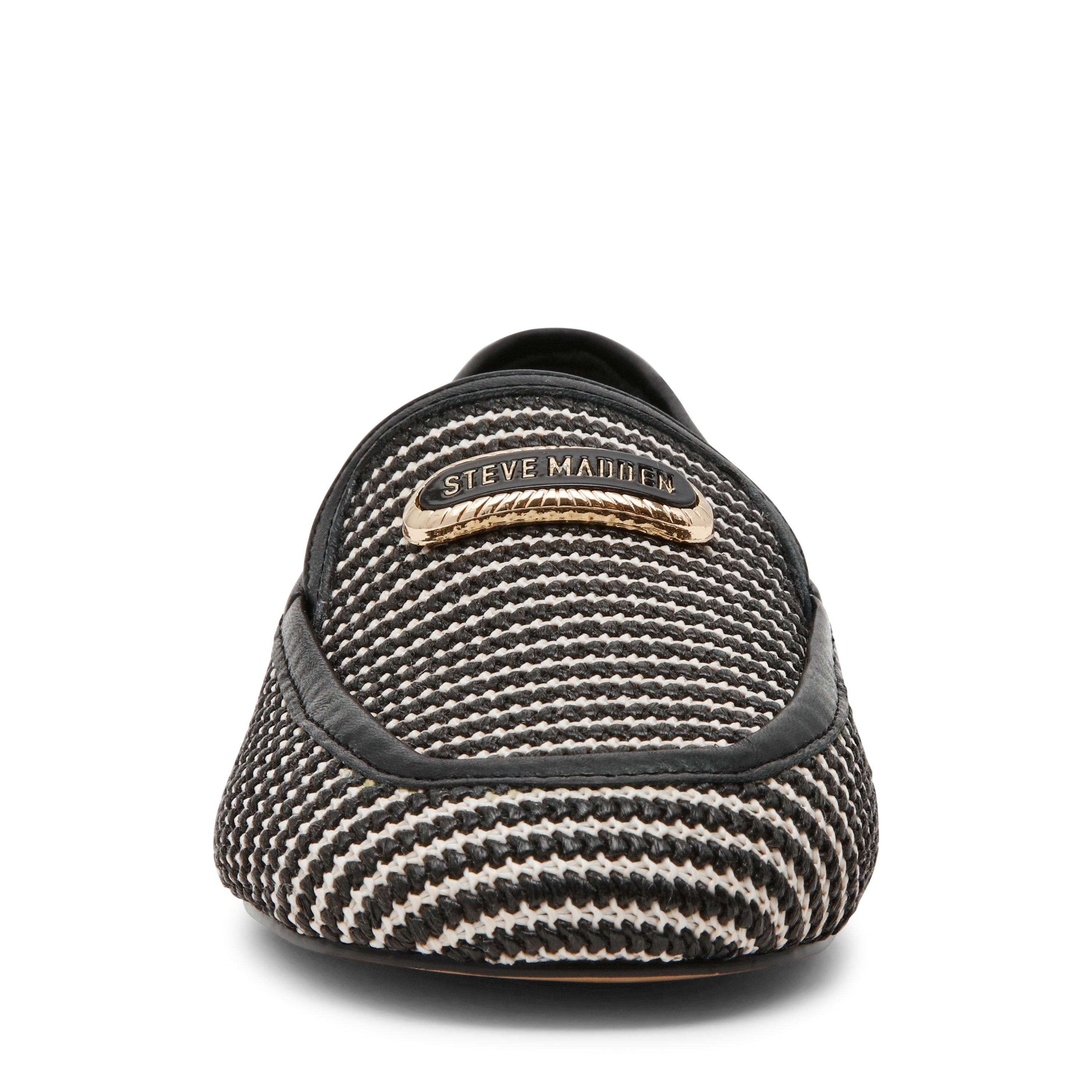 RIDGEVIEW BLACK RAFFIA LOAFERS - view 3
