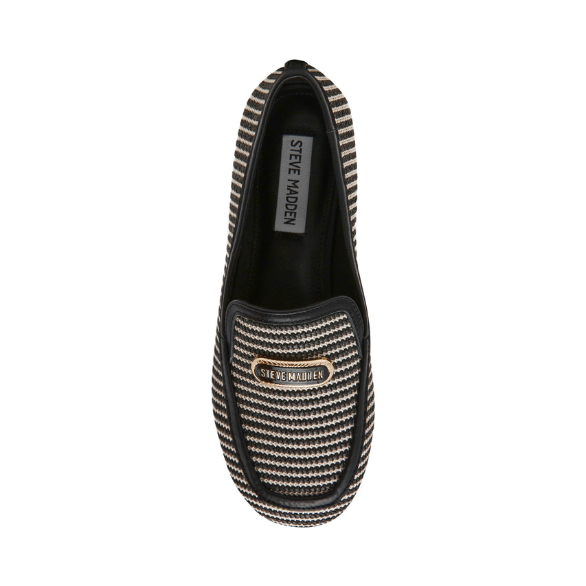 RIDGEVIEW BLACK RAFFIA LOAFERS - view 5
