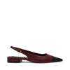 ROWYN BLK/BURGUNDY FLATS