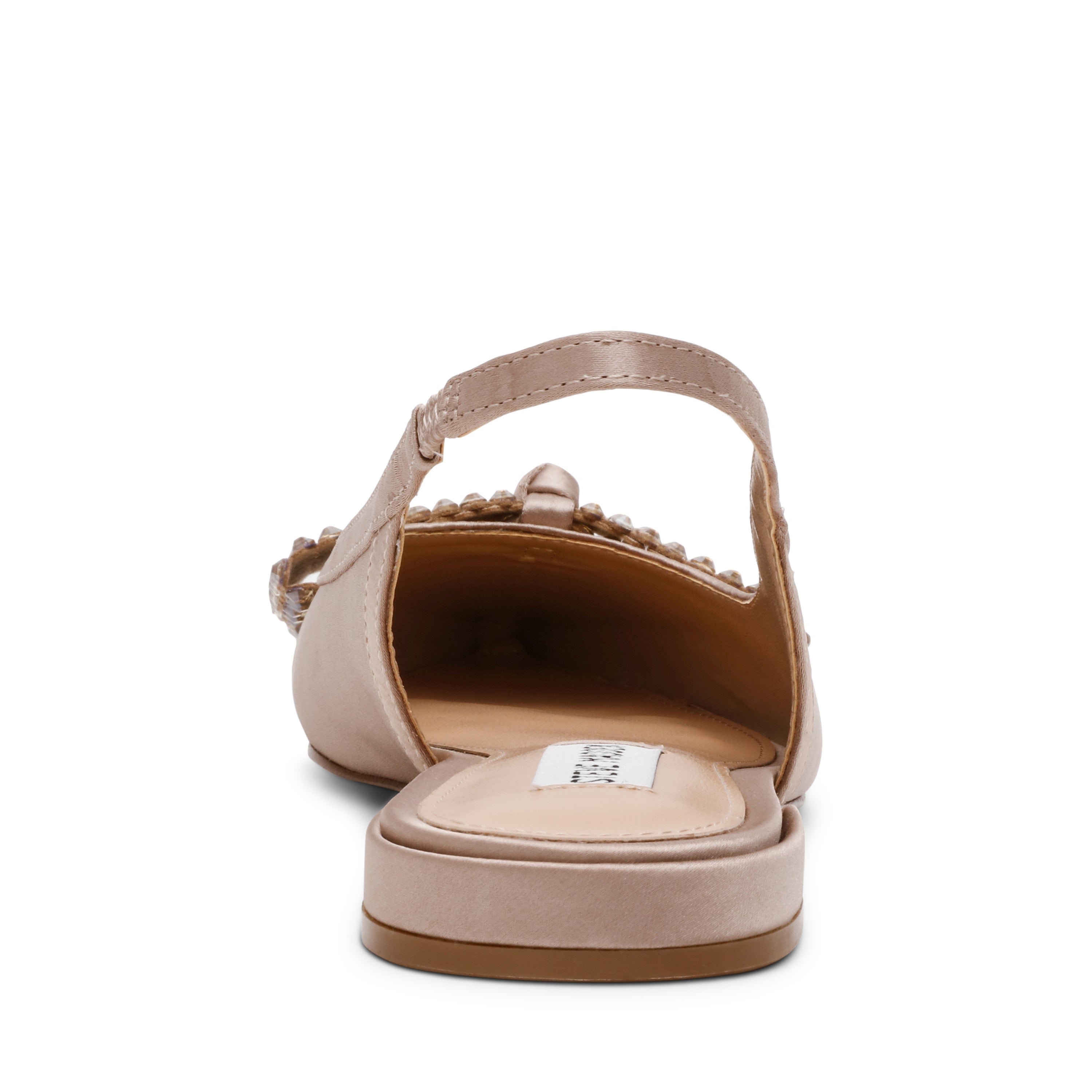 SARAPHINA TAUPE SATIN FLATS - view 4
