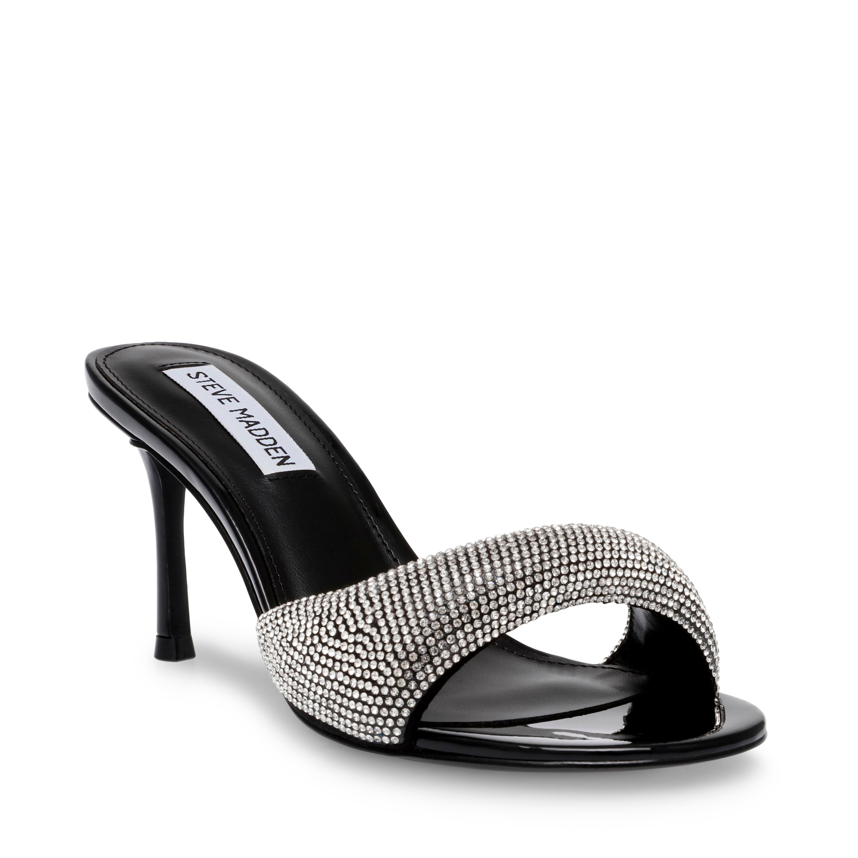 SARASOTA-R BLACK/SILVER HEELS- Hover Image