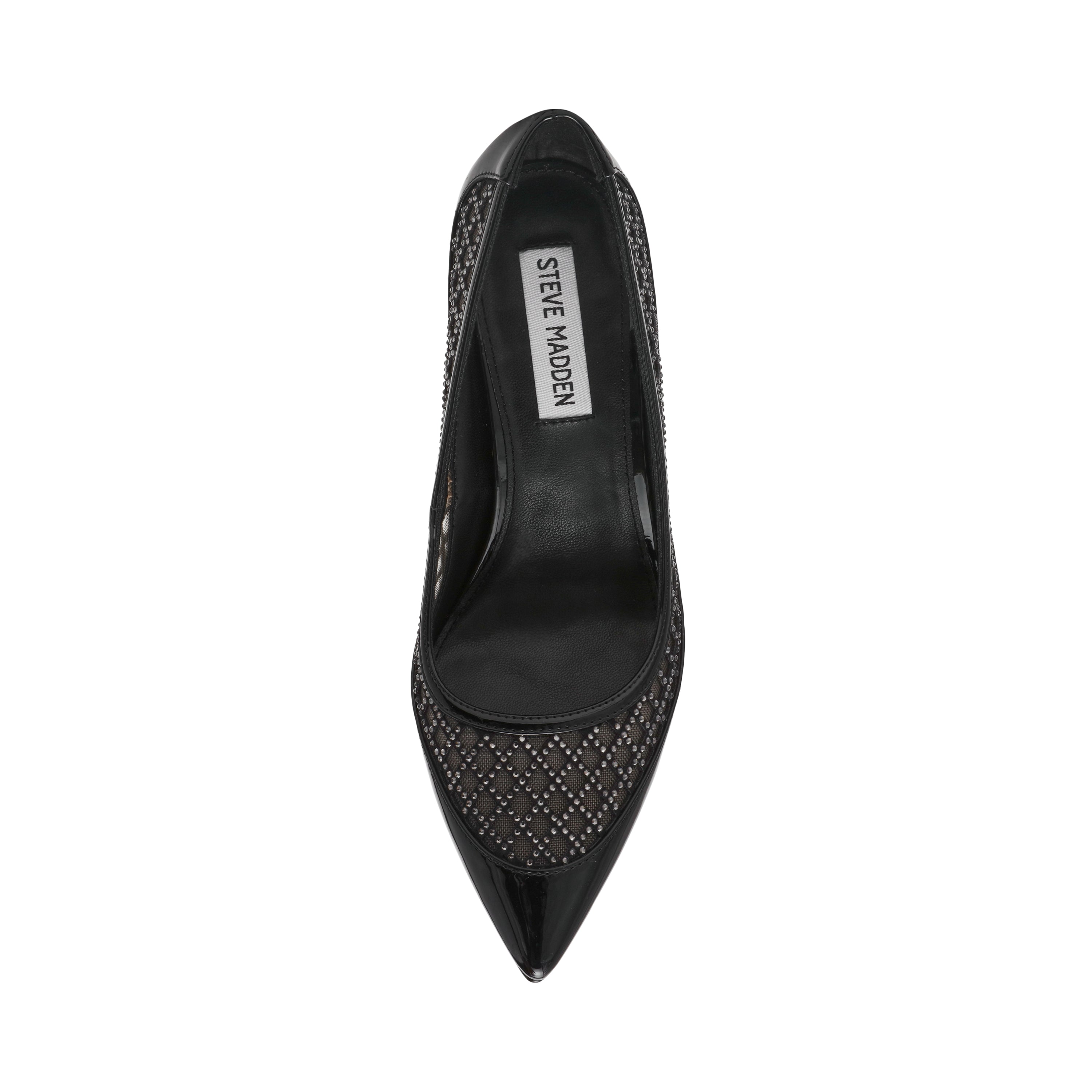 SAXXON BLACK PATENT HEELS