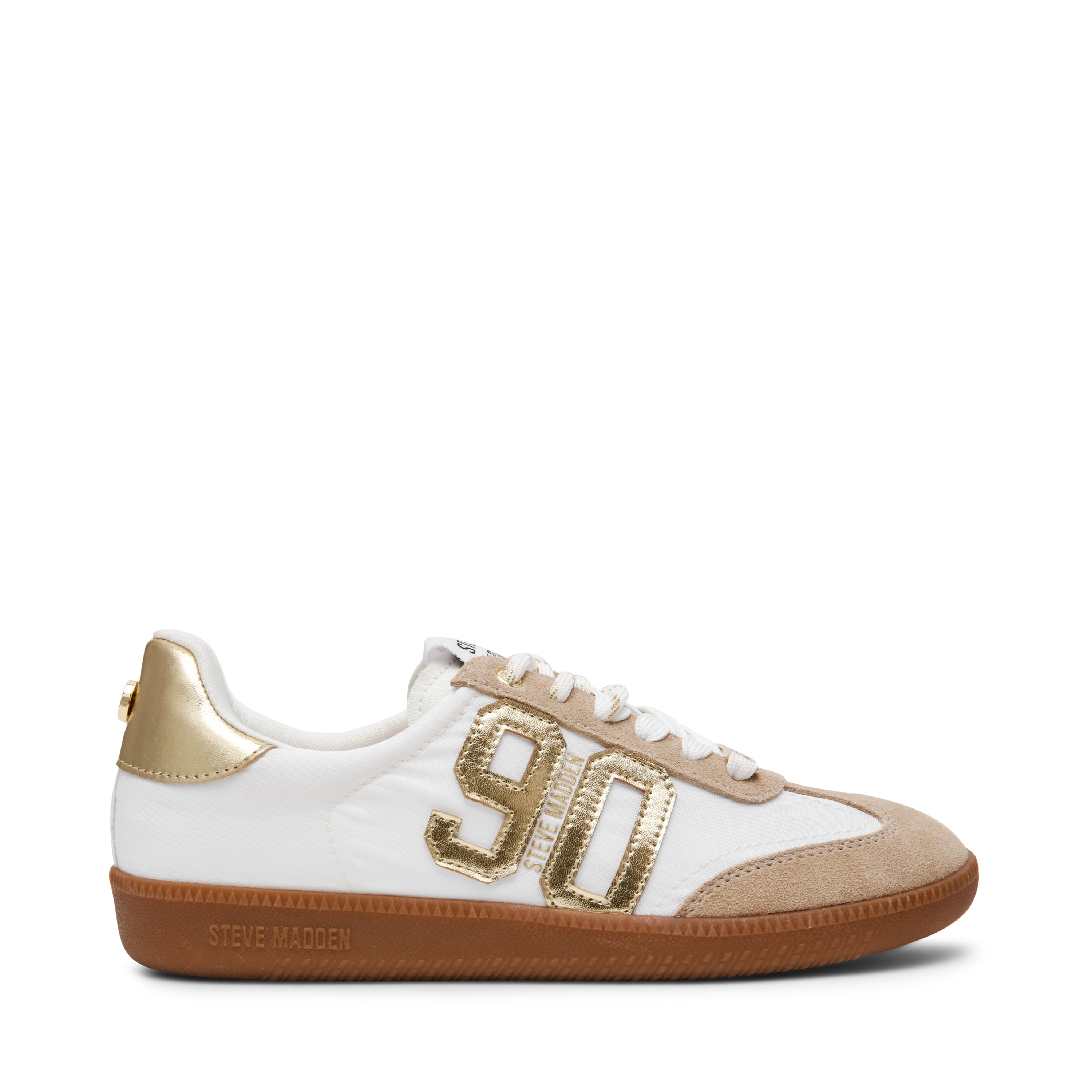 SM90 WHITE/GOLD SNEAKERS