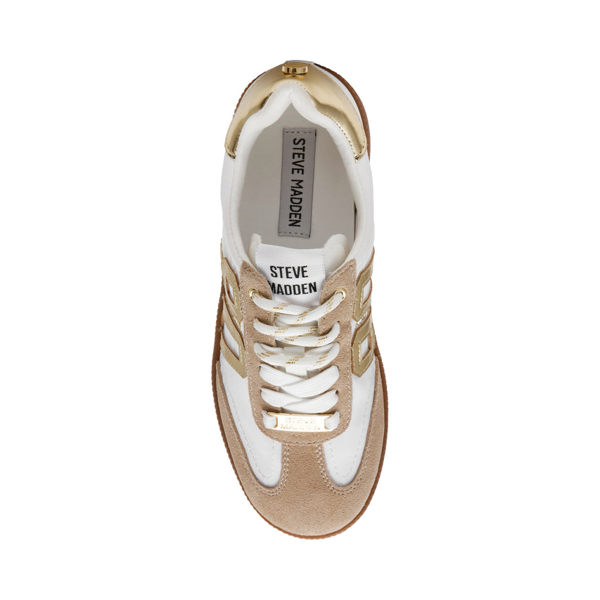 SM90 WHITE/GOLD SNEAKERS - view 5