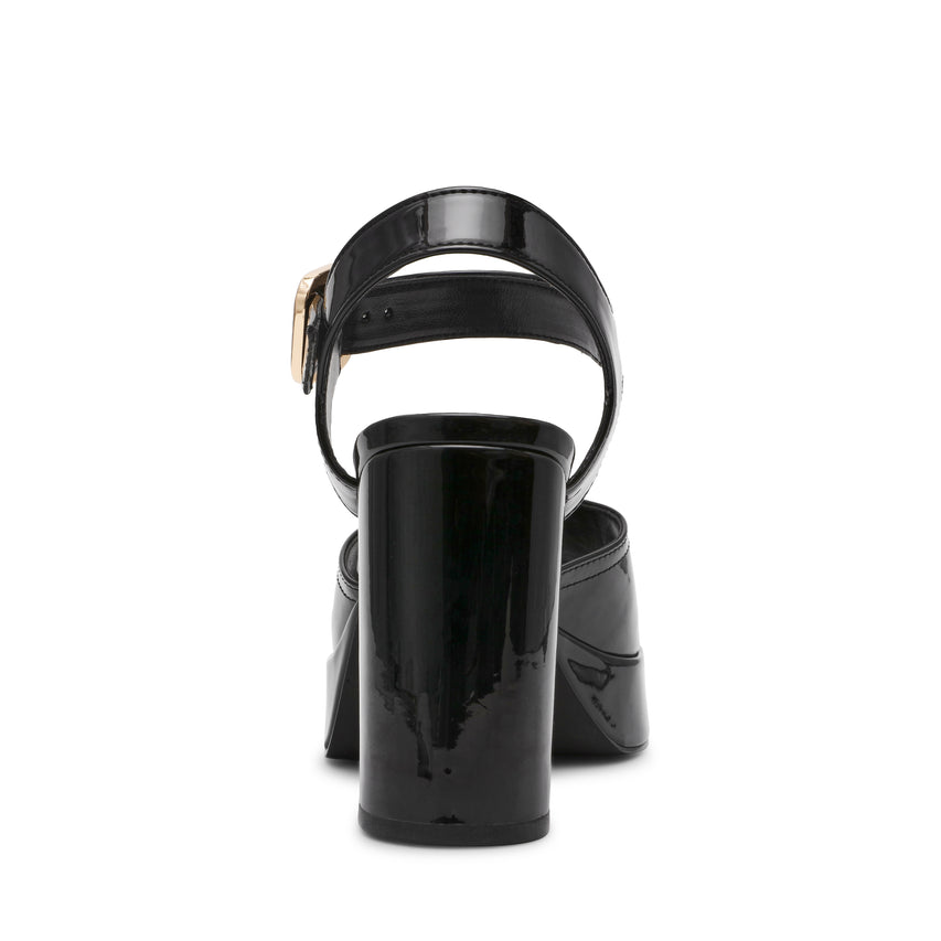 SOHO BLACK PATENT HEELS - view 3