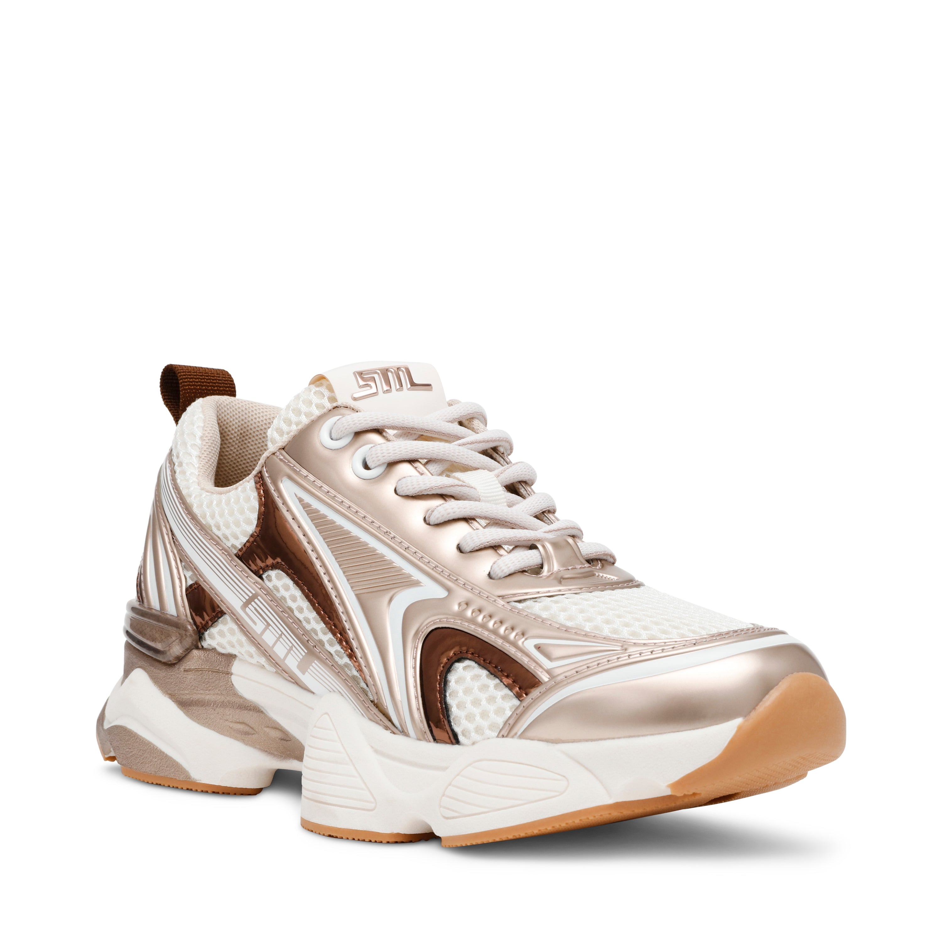 SPEEDSTER-E SILVER GOLD/CRM SNEAKERS- Hover Image