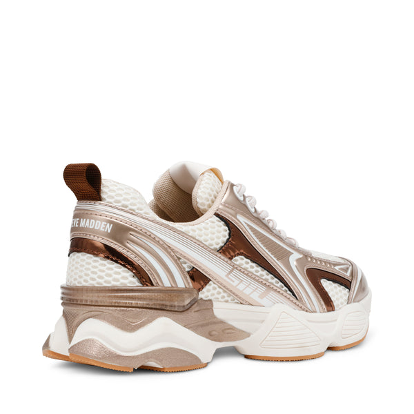 SPEEDSTER-E SILVER GOLD/CRM SNEAKERS