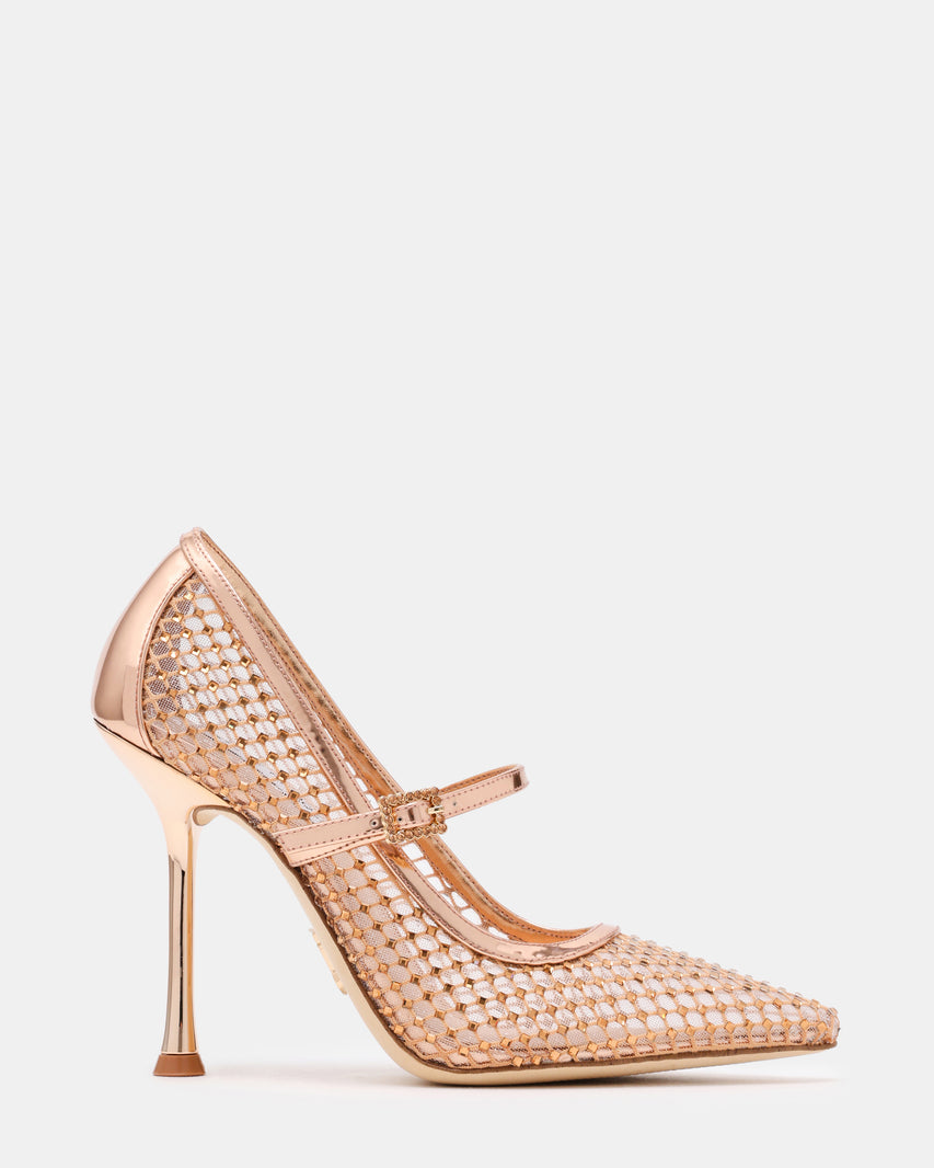 STIRRING ROSE GOLD HEELS