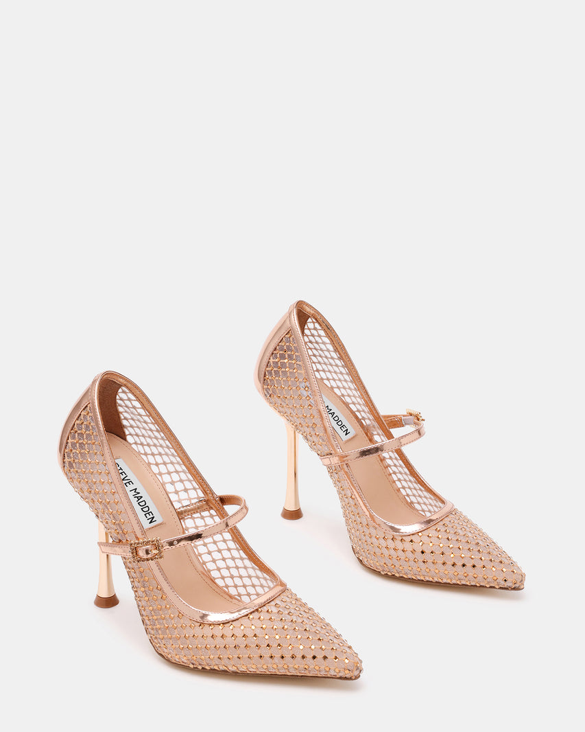 STIRRING ROSE GOLD HEELS - view 2