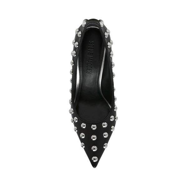 THRIVE-S BLACK STUDS HEELS