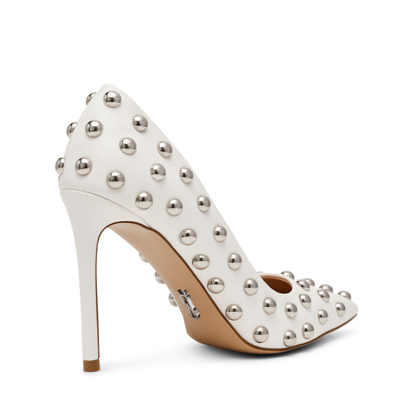 THRIVE-S WHITE W/ STUDS HEELS