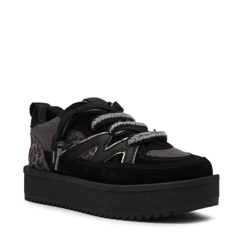 UMPIRE BLACK SUEDE SNEAKERS - view 2