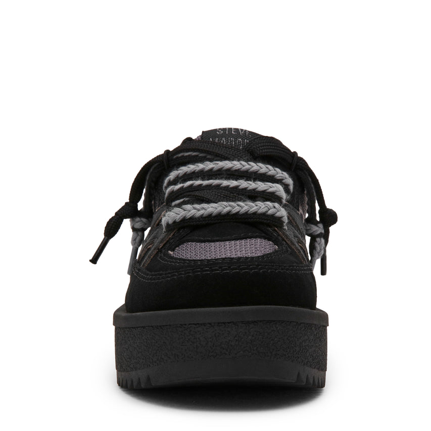 UMPIRE BLACK SUEDE SNEAKERS - view 3