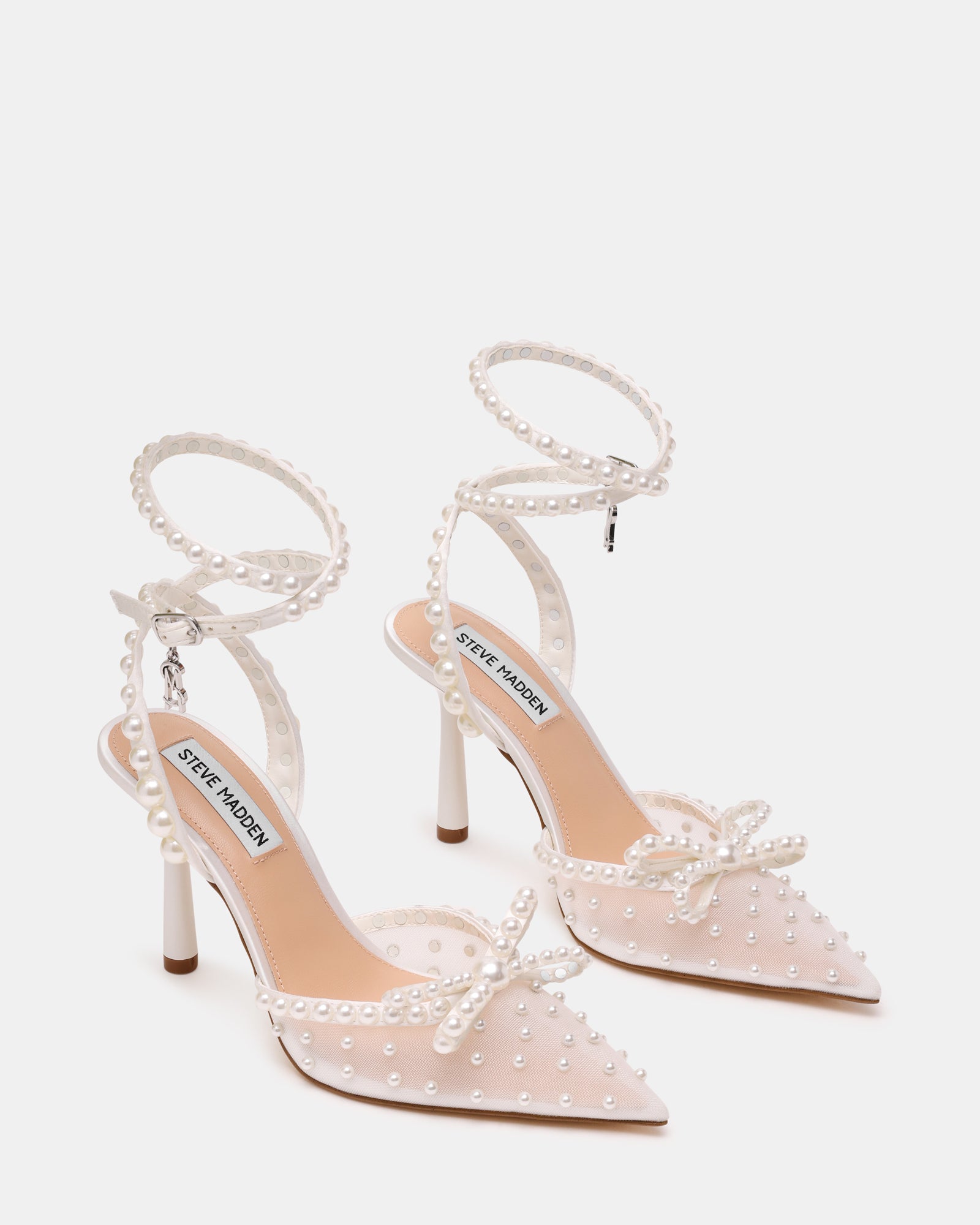 VAL IVORY PEARL HEELS