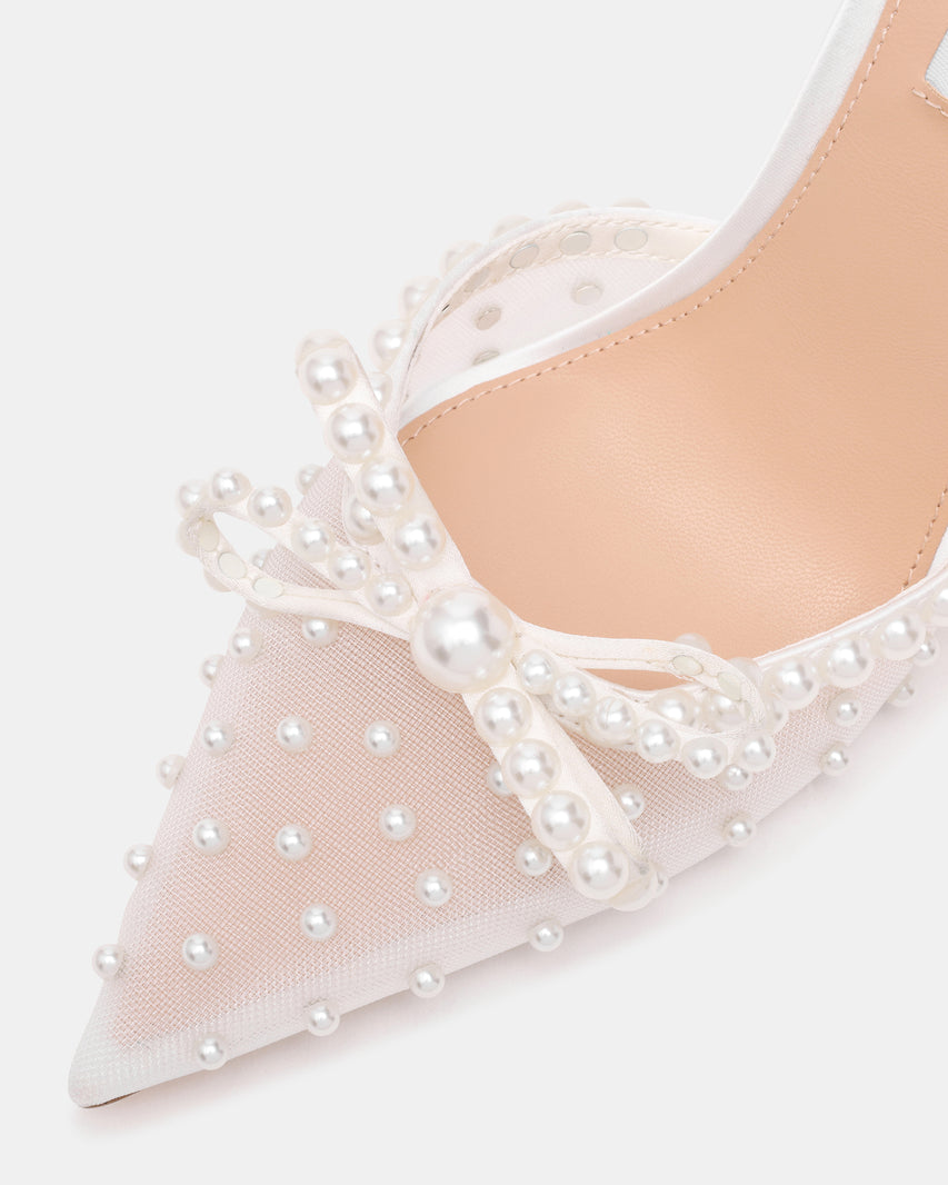 VAL IVORY PEARL HEELS