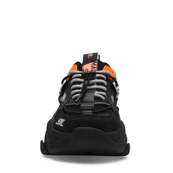 VAULT 2 BLACK/ORANGE SNEAKERS