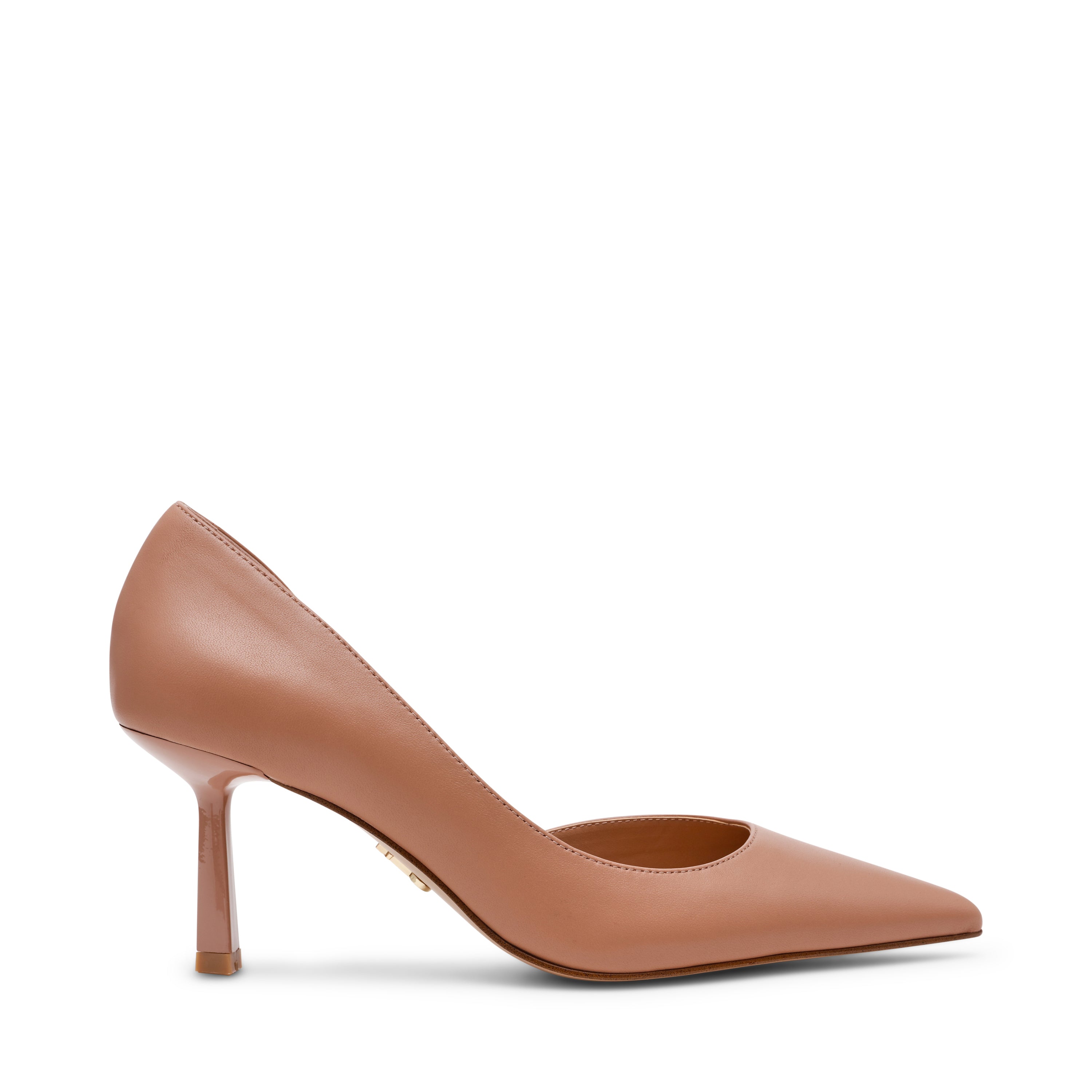 VENA DK BLUSH LTHR HEELS