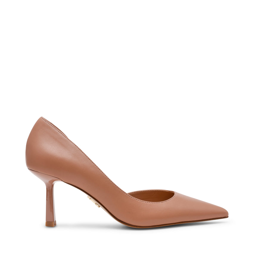 VENA DK BLUSH LTHR HEELS