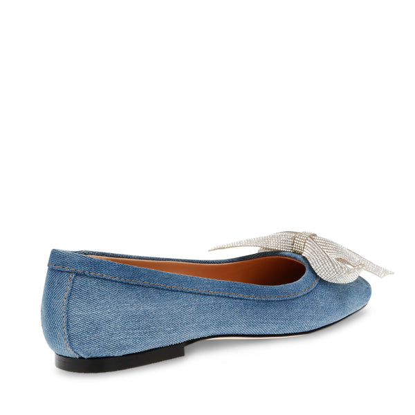 VERANO BLUE DENIM FLATS
