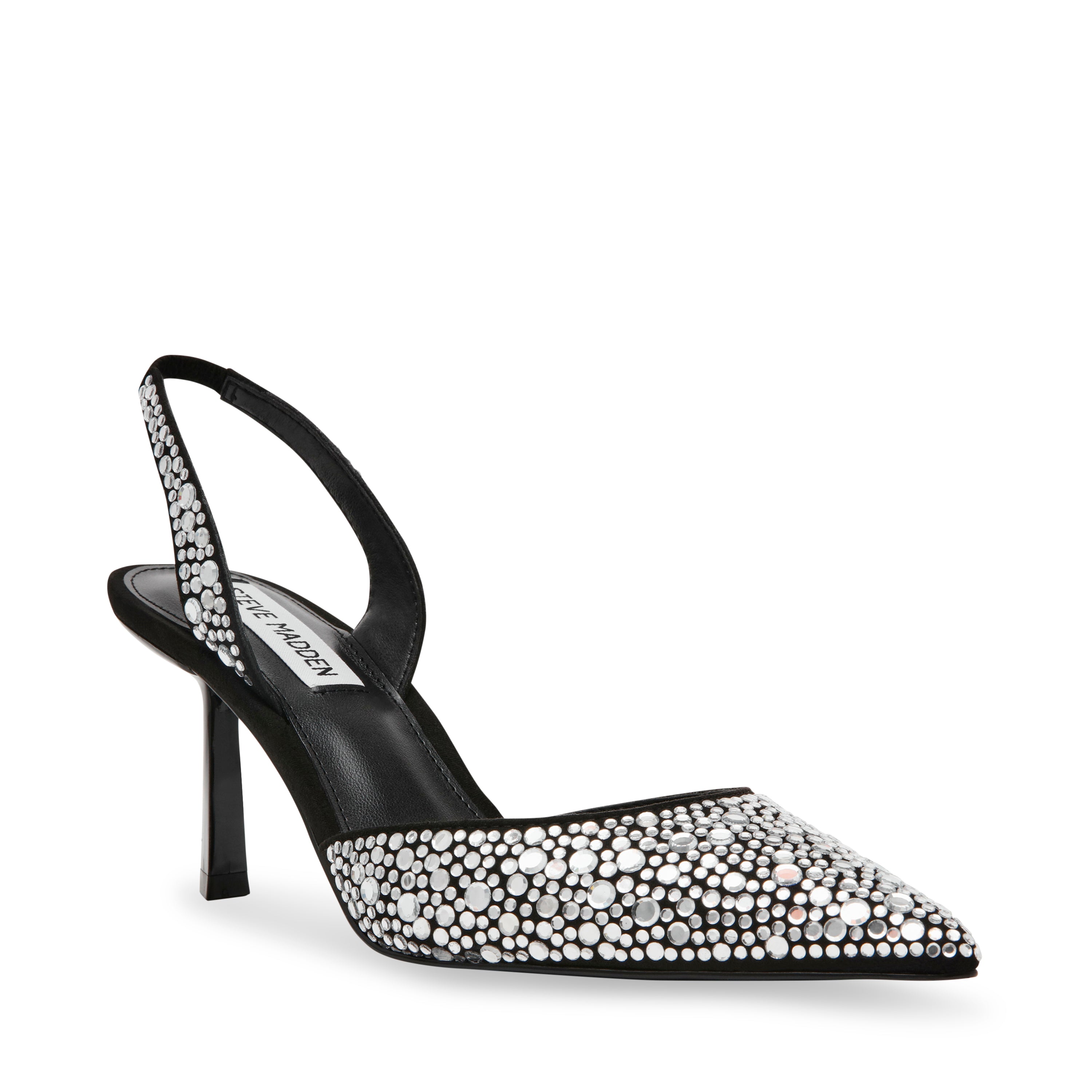 VERGED BLACK/SILVER HEELS- Hover Image