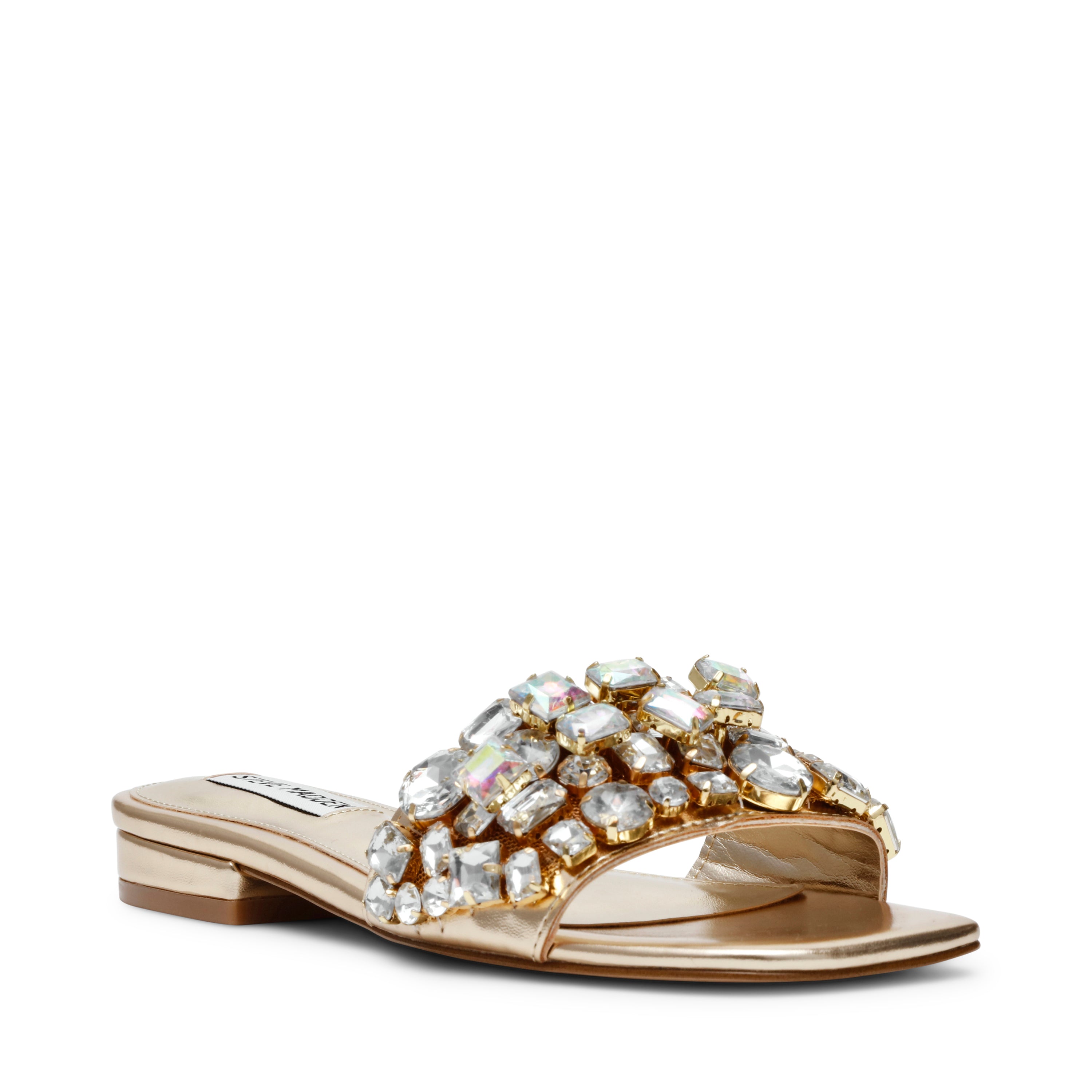 VIZER GOLD SANDALS- Hover Image