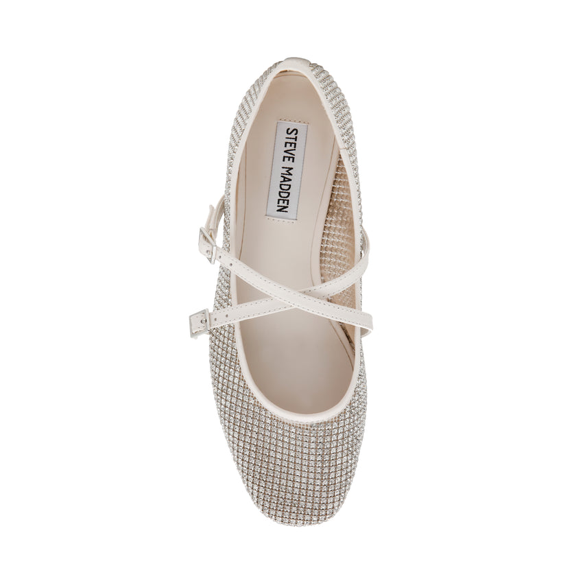 WATCHLIST IVORY PEARL FLATS