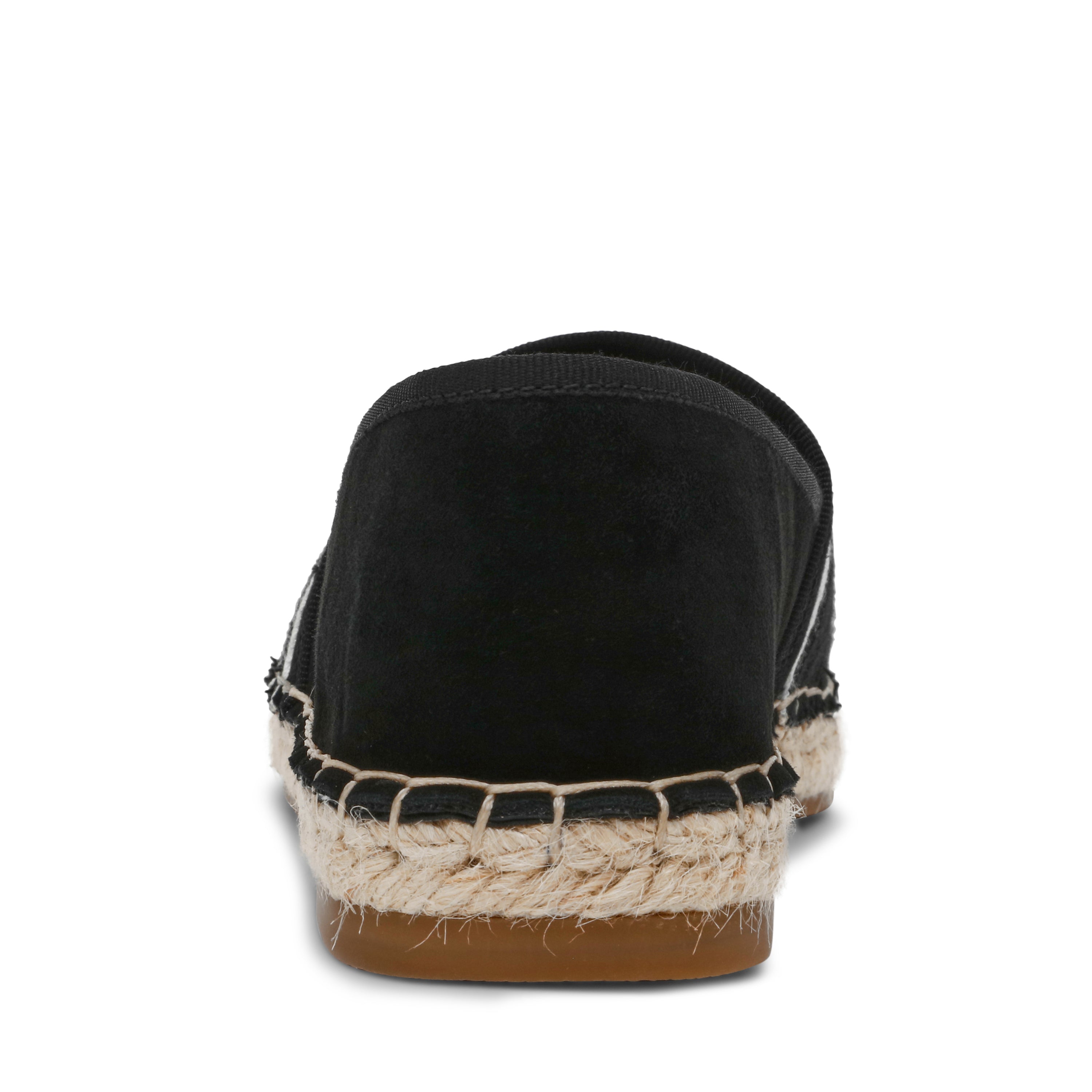 WAVERLY RD. BLACK SUEDE FLATS