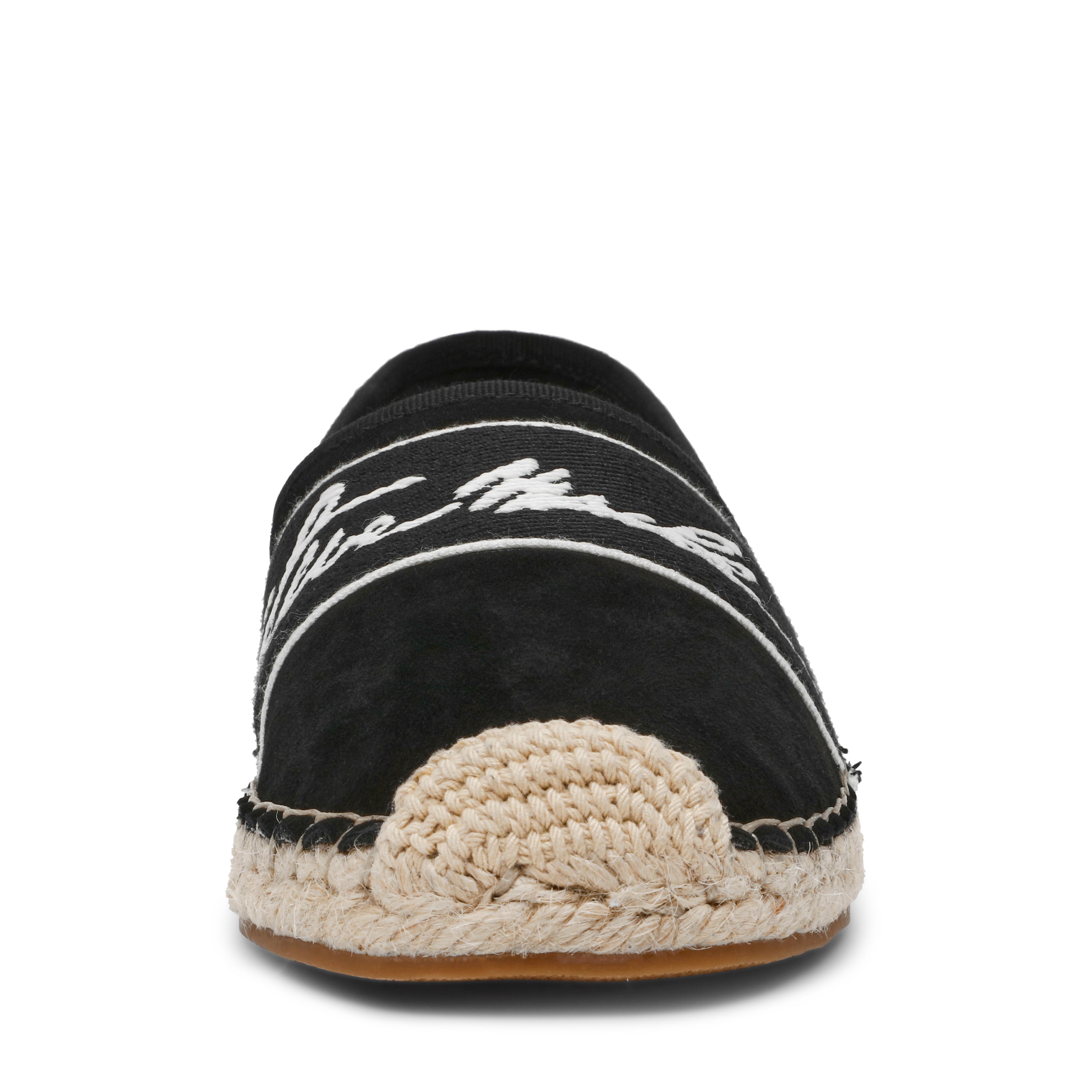 WAVERLY RD. BLACK SUEDE FLATS