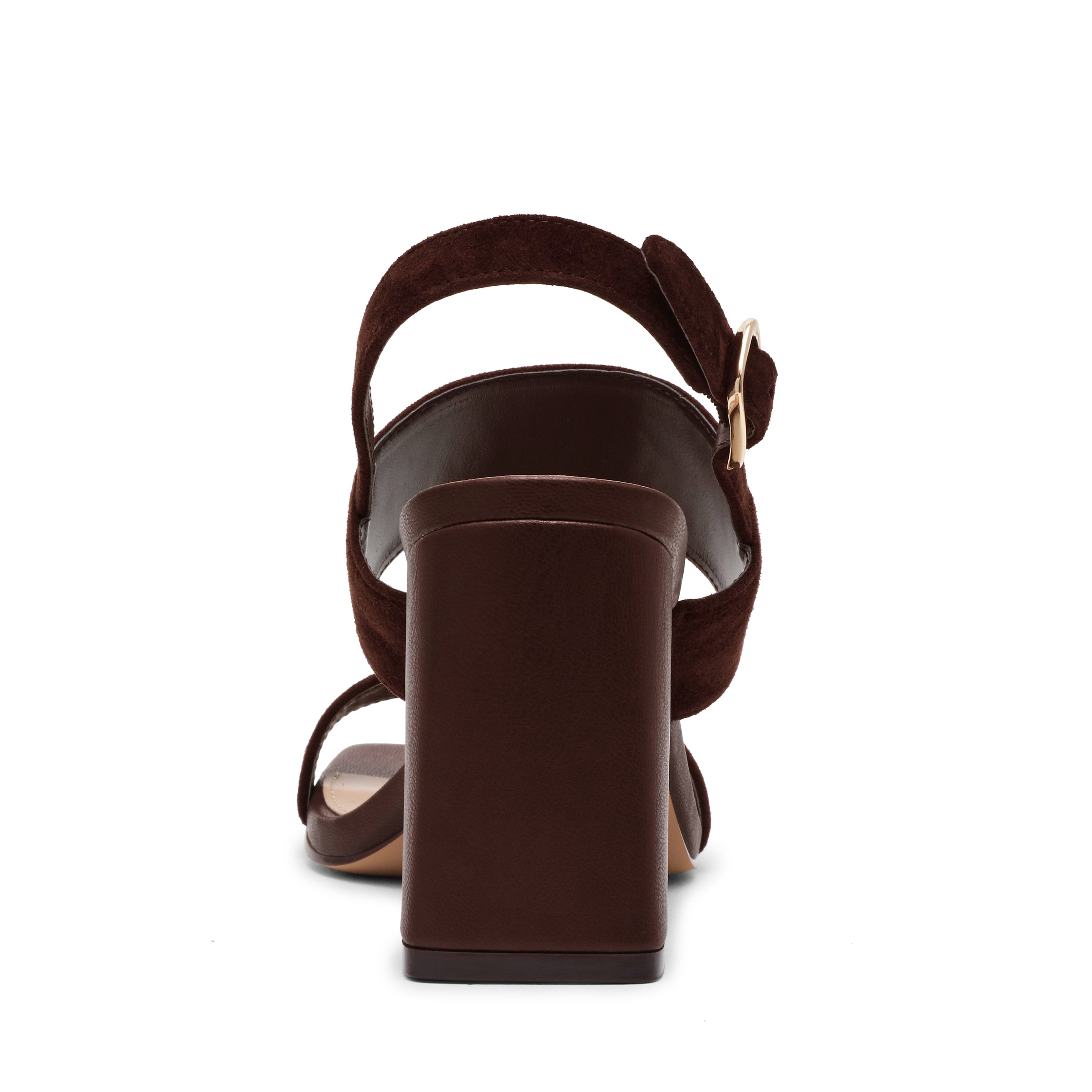 WENDIE CHOC BRN SUEDE HEELS