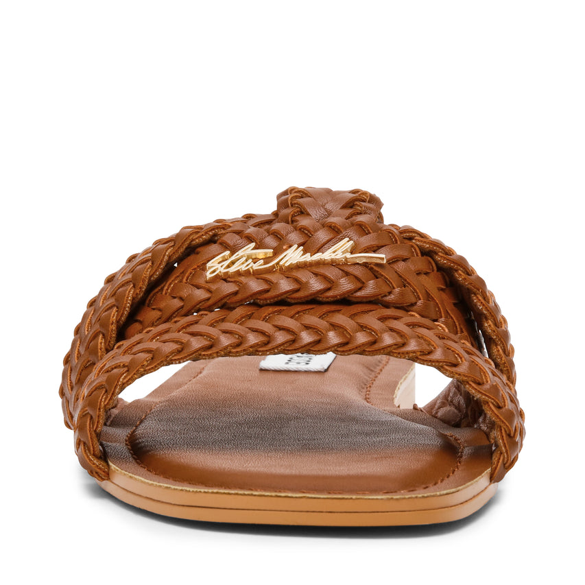 ZING COGNAC SANDALS - view 3