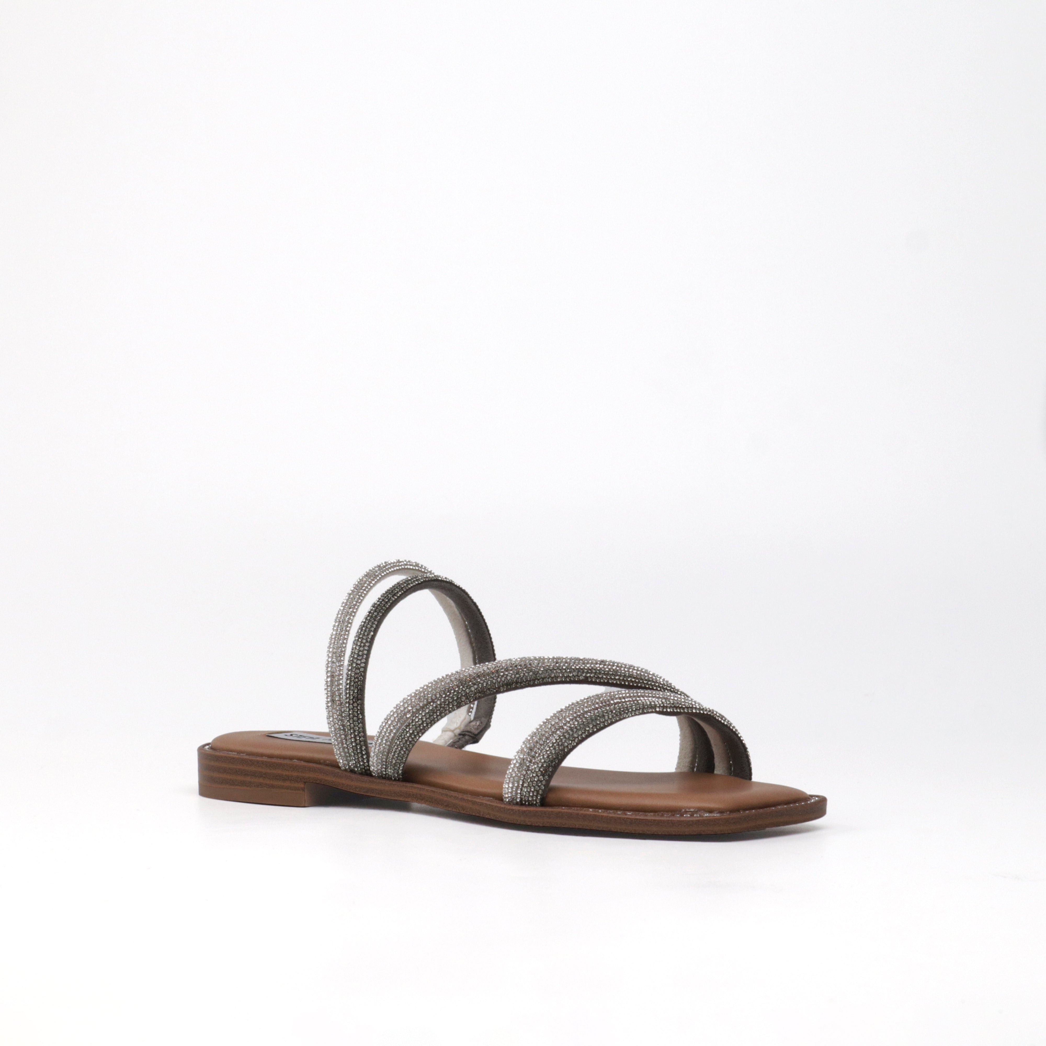 STREAMING METALLIC SANDALS- Hover Image
