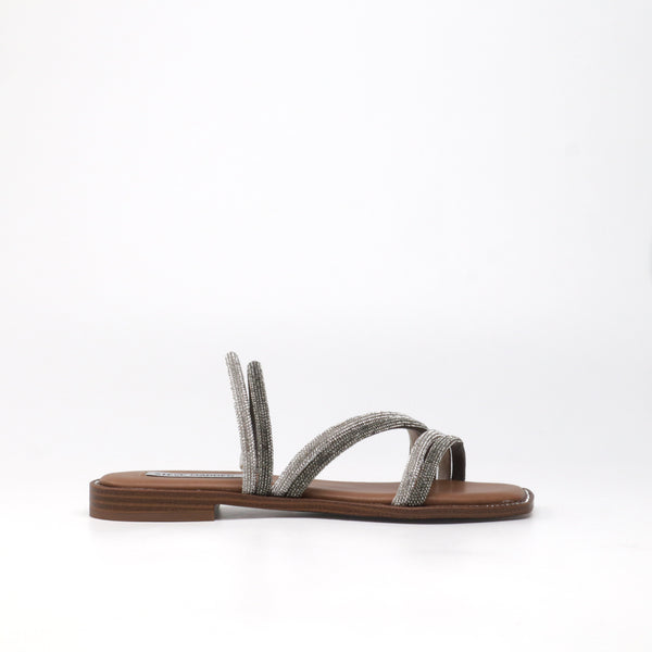 STREAMING METALLIC SANDALS