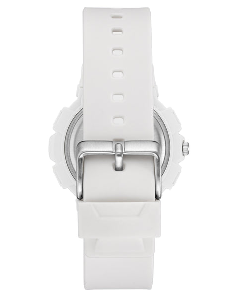 Oversized Sport Watch White