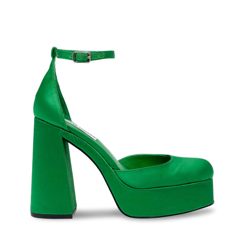 [SPECIAL PRICE] LONDYN GREEN SATIN HEELS