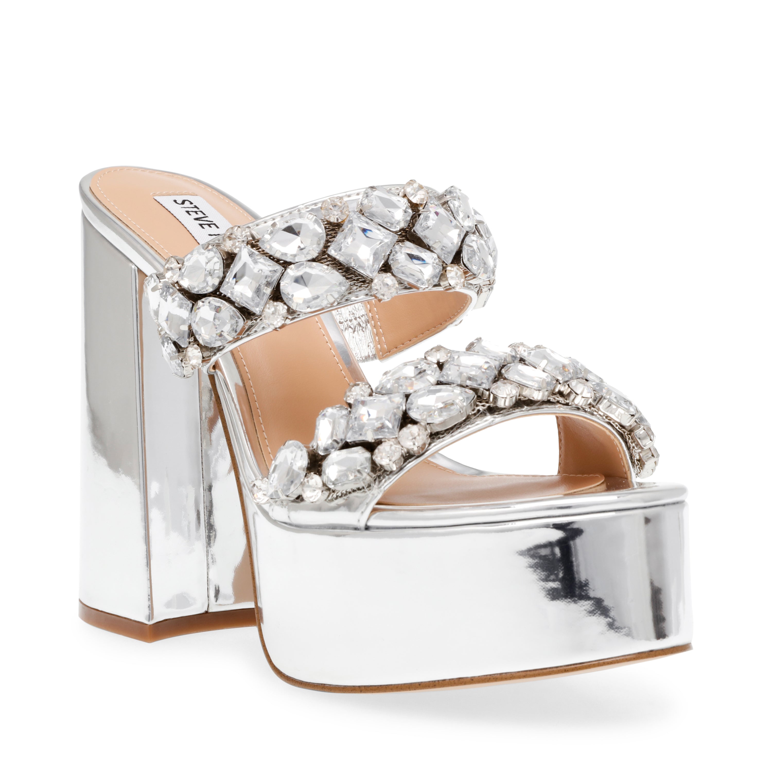 THRONES SILVER HEELS- Hover Image