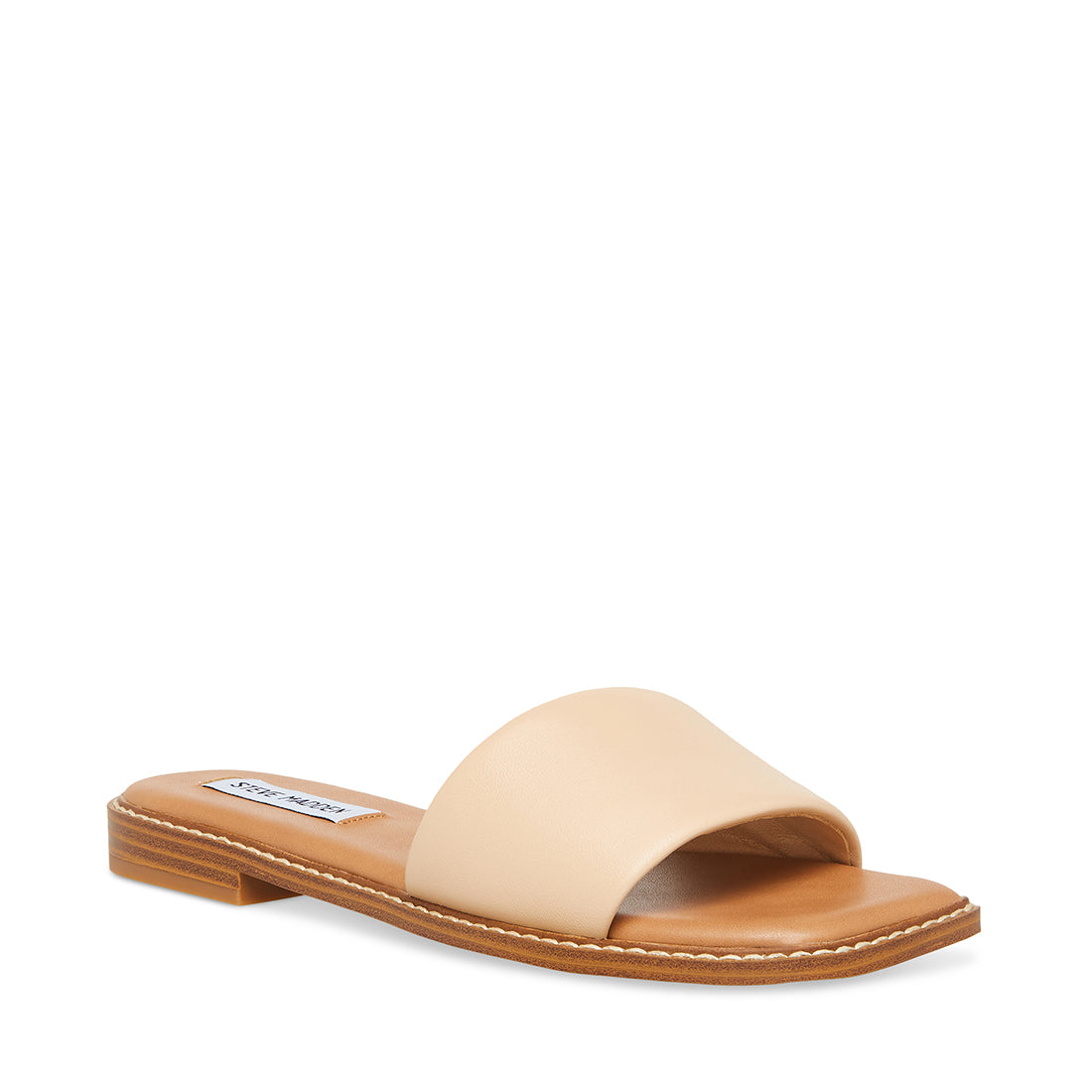 SANDRA TAN LEATHER SANDALS- Hover Image